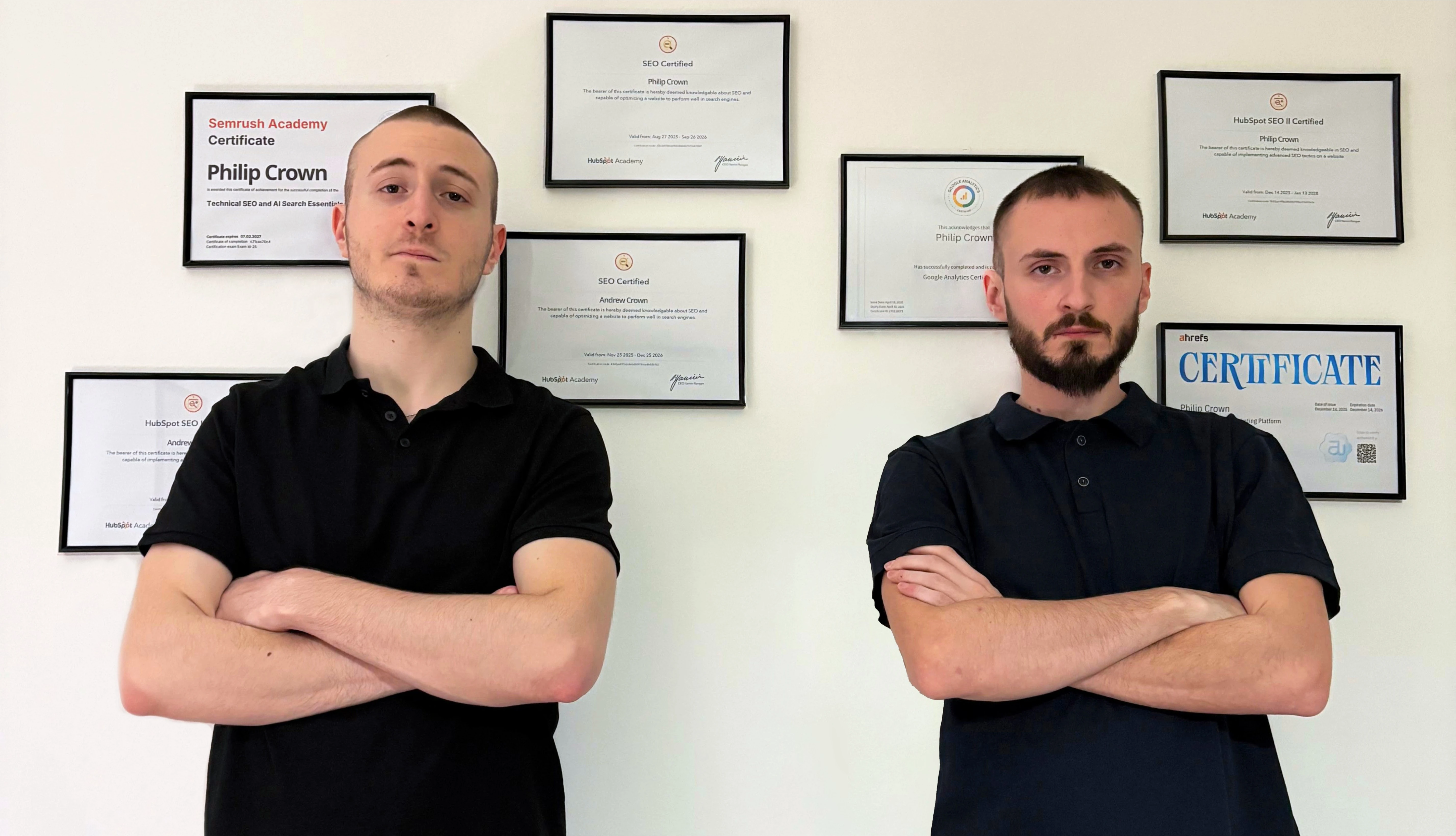 Philip and Andrew Crown, Founders of Aeltris
